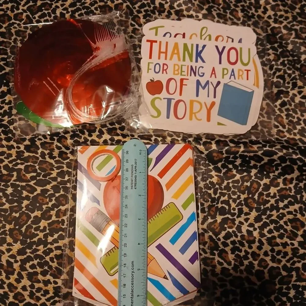 **New Teacher Appreciation Week Banner & Hanging Swirls Decoration Set